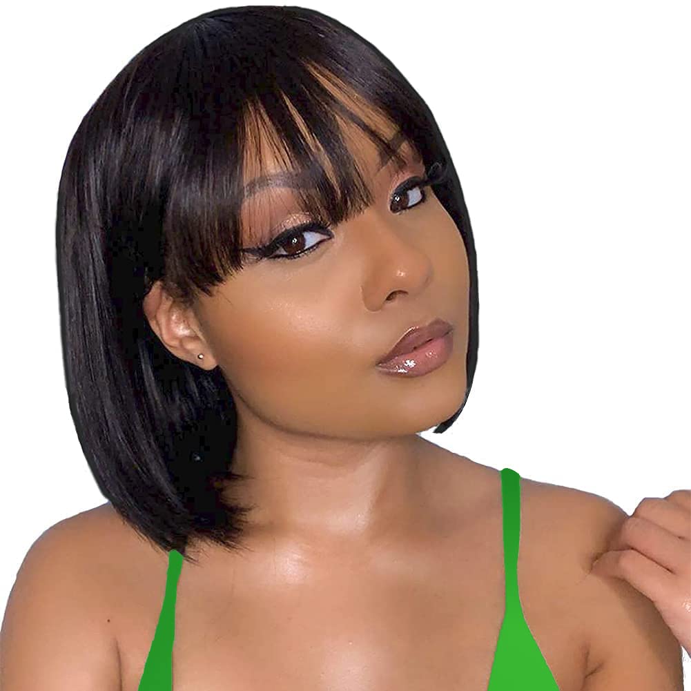 Bob Wig with Bangs