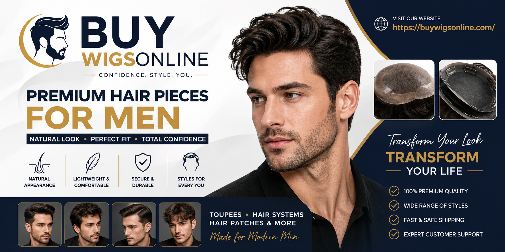 Best mens Hair pieces Online